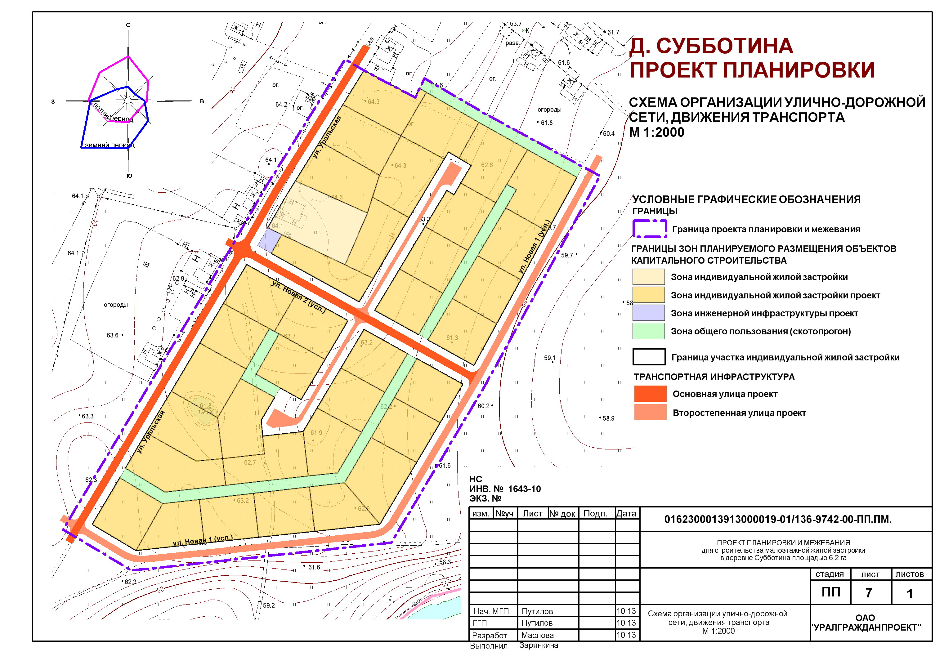 Транспортная схема проекта планировки территории